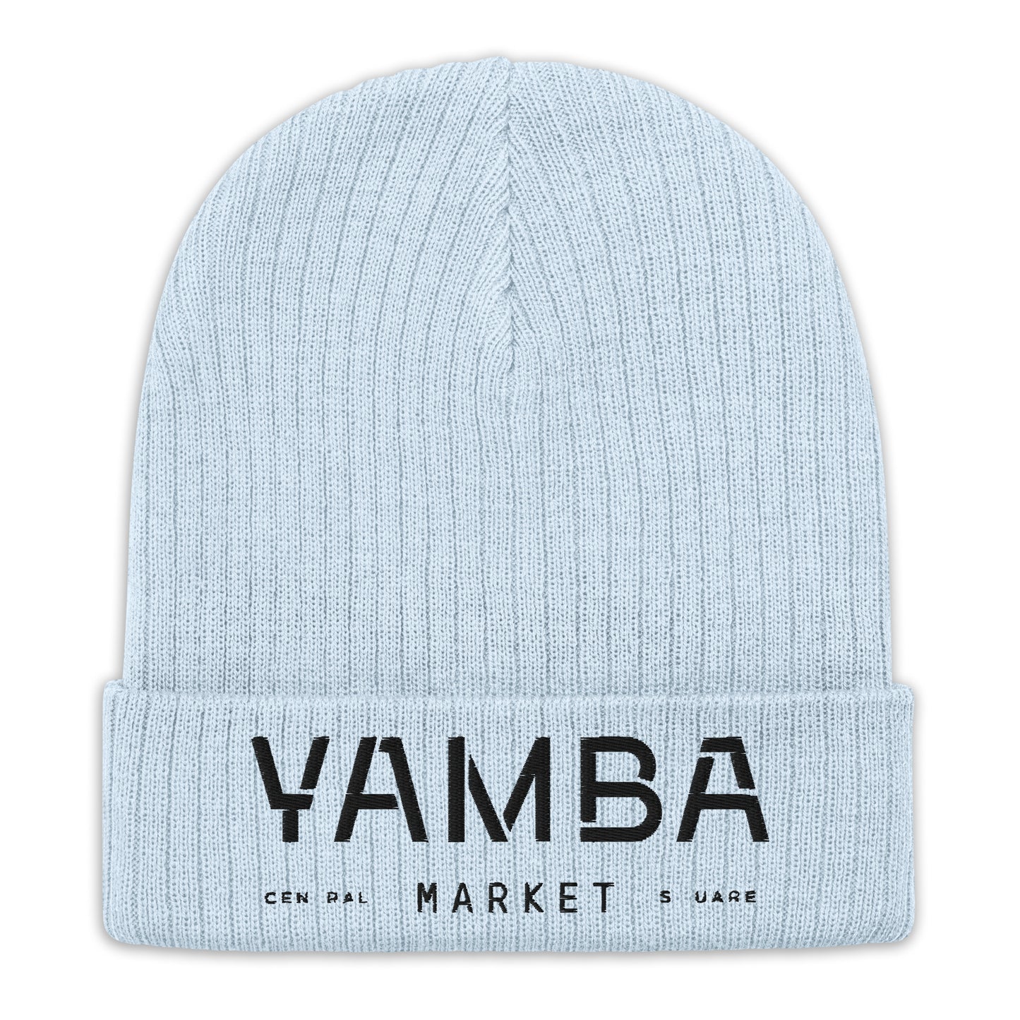 Yamba Market knit beanie (Black Logo)