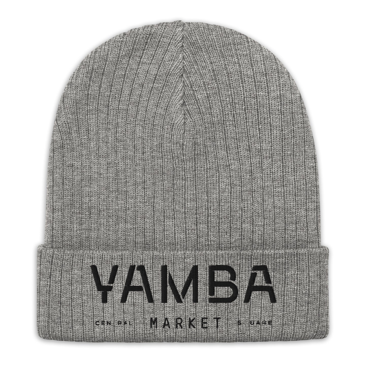 Yamba Market knit beanie (Black Logo)